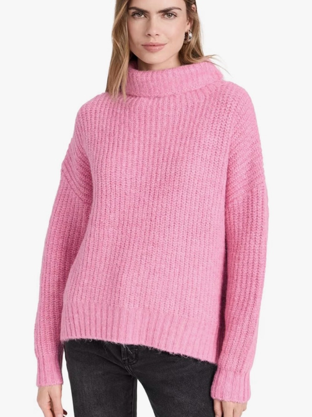 Pistola NWT Ashley Knit Turtleneck Alpaca/Wool Blend Sweater
